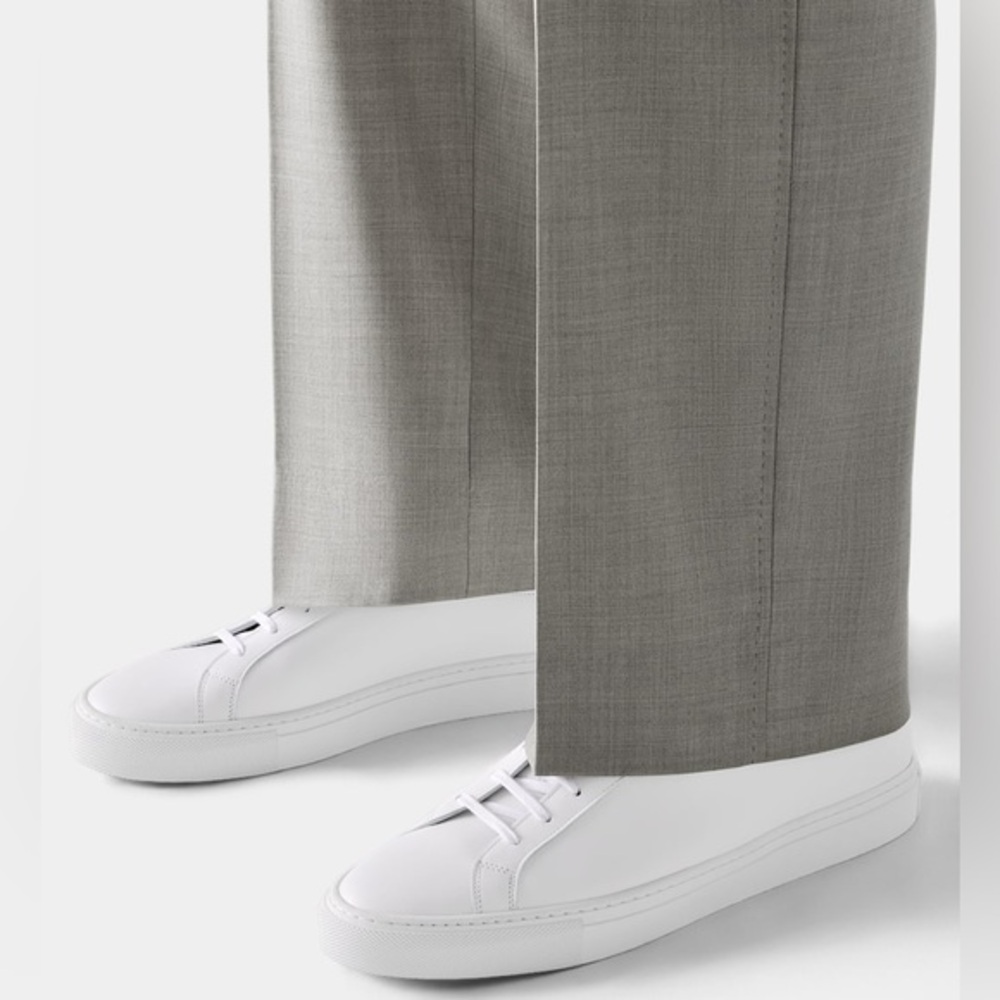 SUITSUPPLY White Calf Leather Sneaker